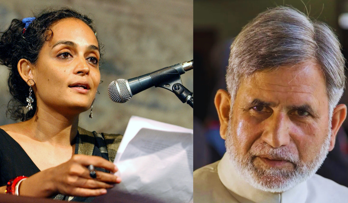 Arundhati Roy and Sheikh Showkat Hussain